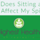how does sitting affect my spine and posture